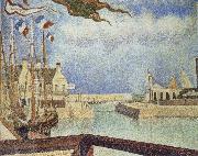 Georges Seurat The Sunday of Port en bessin Germany oil painting artist